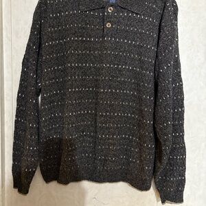 Liberty Dark Gray Patterned Sweater